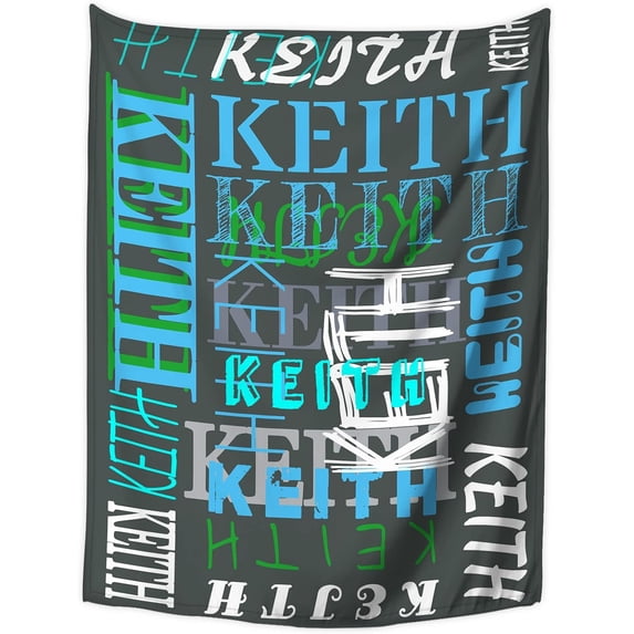 Personalized Blanket and Throws Custom Blanket with Name Customized Blankets with Names Text for Kids Adults Gift for Christmas Birthday Wedding Valentines Day (30×40" 40×50" 50×60" 60×80")