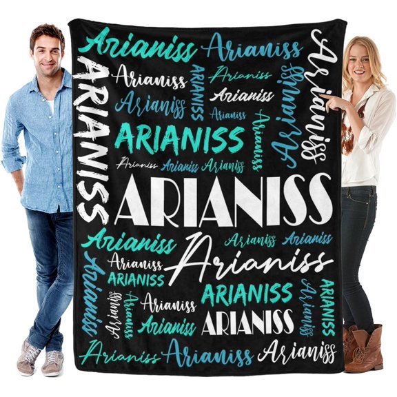 Personalized Blanket for Adult Customized Blanket Custom Blanket with Name Personalized Name Blanket and Throw Name Blankets Personalized Adult