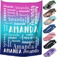 thumbnail image 1 of Personalized Blanket with Photo Text Custom Picture Throw Blanket Kids Adult Customized Blankets Gifts for Christmas Birthday, 1 of 6
