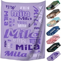 Personalized Blanket with Photo Text Custom Picture Throw Blanket Kids Adult Customized Blankets Gifts for Christmas Birthday