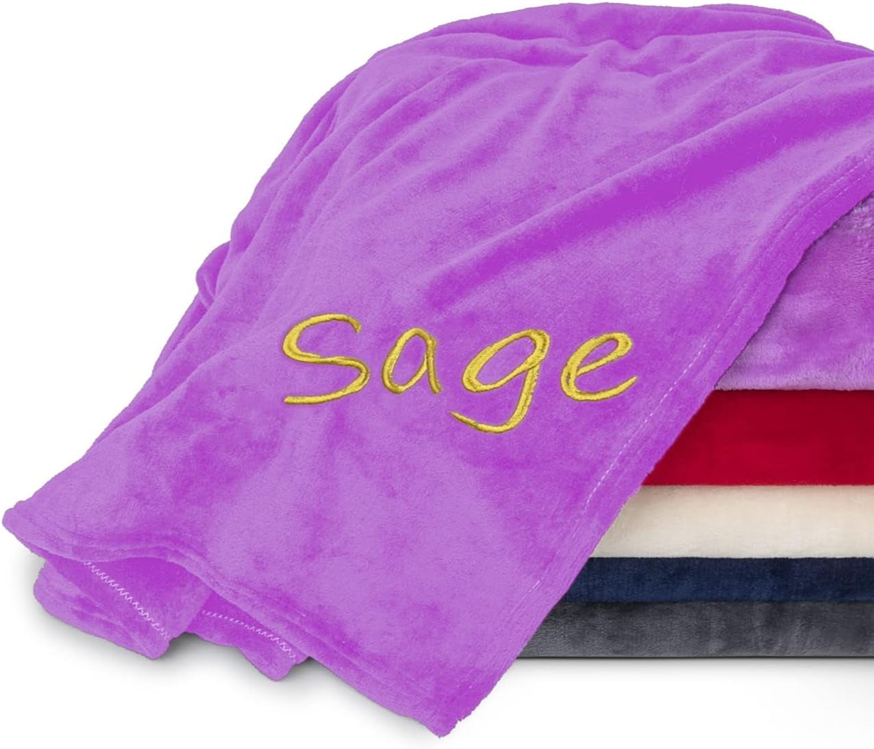 Monogrammed blankets for adults cheap