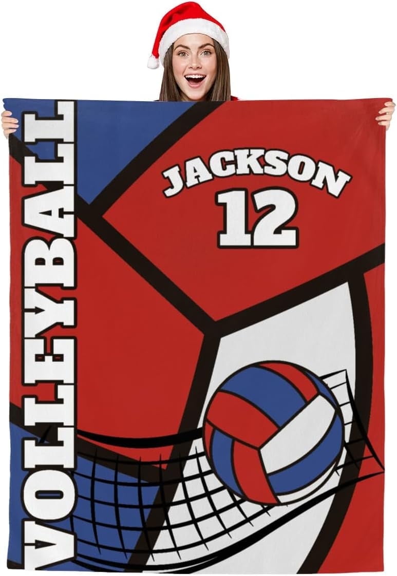 Personalized Blankets with Name Customized Kids Blankets for Girls Boys Adults Throw Blankets for Bedroom Decor Christmas Birthday Gift(Baseball, 60"×80")