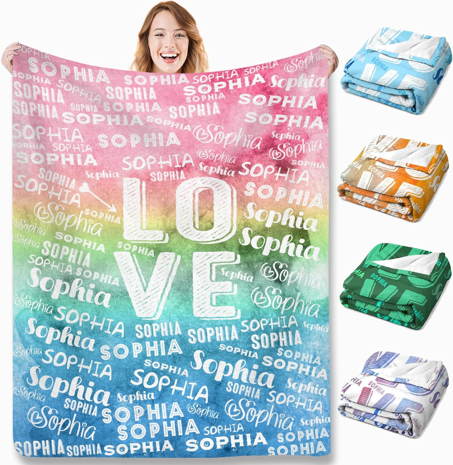 Personalized Blankets with Picture Made In USA Photo Blanket for