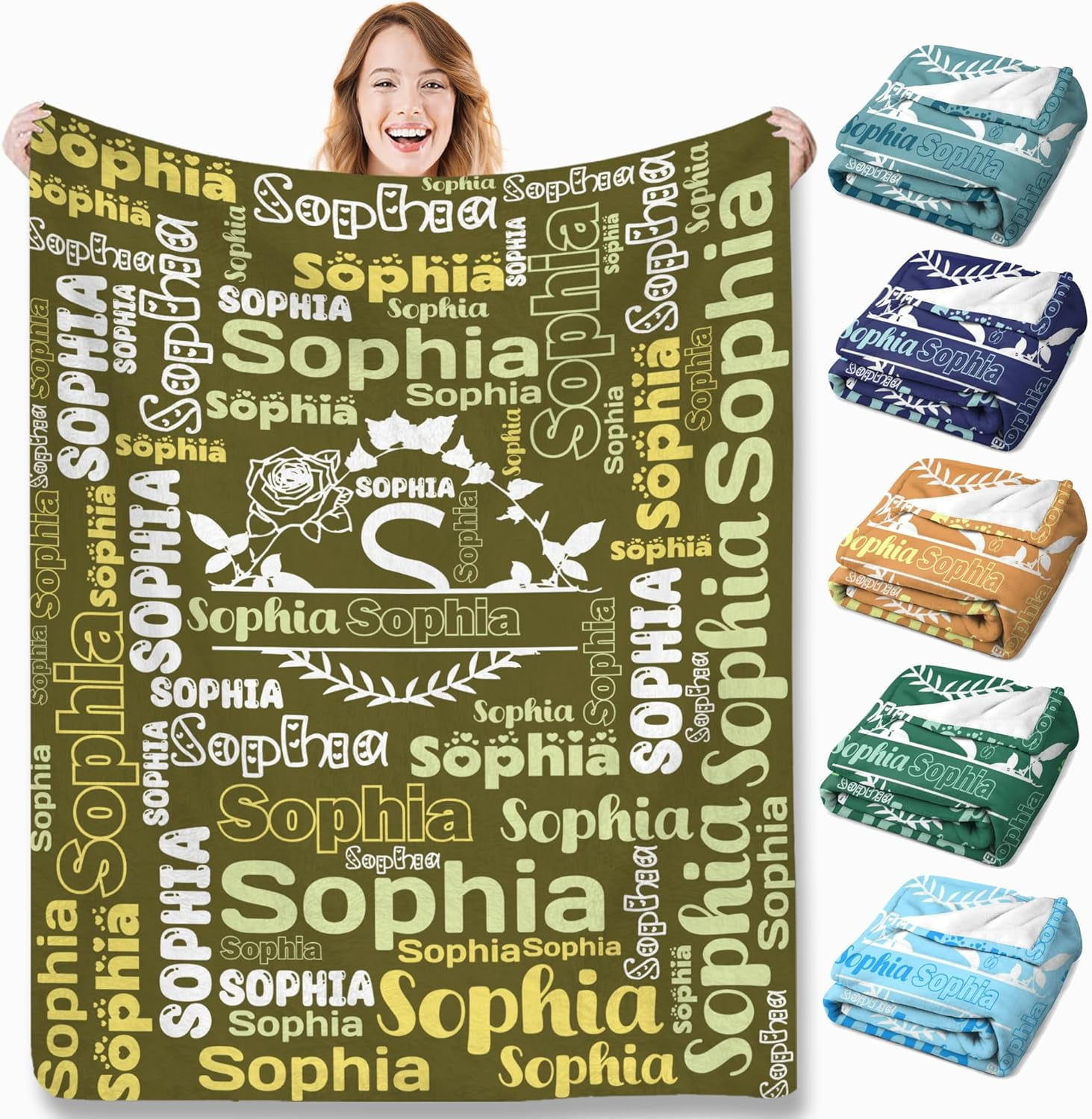 Personalized Blankets with Picture Made In USA Photo Blanket for