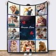 thumbnail image 1 of Personalized Blankets and Throws Photo Blanket Customized Using My Own Photos Customized Blanket Collage Blanket Customized A Blankets, 1 of 5