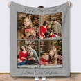 thumbnail image 1 of Personalized Blankets and Throws Photo Blanket Customized Using My Own Photos Customized Blanket Collage Blanket Customized Blankets, 1 of 5