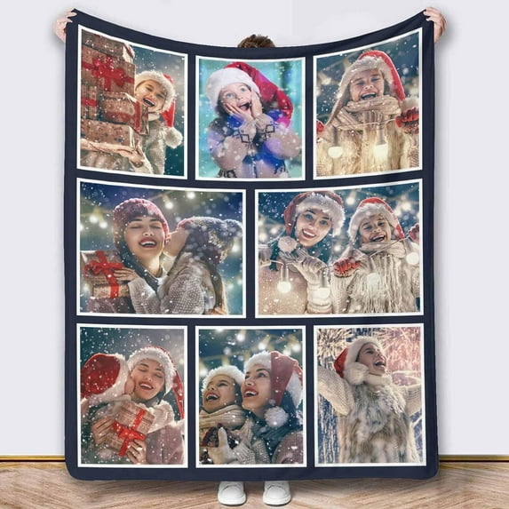 Personalized Blankets and Throws Photo Blanket Customized Using My Own Photos Customized Blanket Collage Blanket Customized