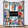 thumbnail image 1 of Personalized Blankets and Throws Photo Blanket Customized Using My Own Photos Customized Blanket Collage Blanket Customized, 1 of 6