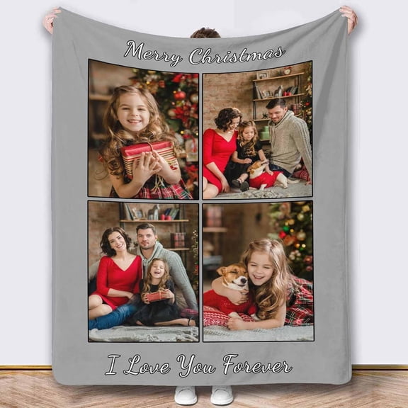 Personalized Blankets and Throws Photo Blanket Customized Using My Own Photos Customized Blanket Collage Blanket Customized