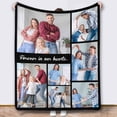 thumbnail image 1 of Personalized Blankets and Throws Photo Blanket Customized Using My Own Photos Customized Blanket Collage Blanket Customized, 1 of 6
