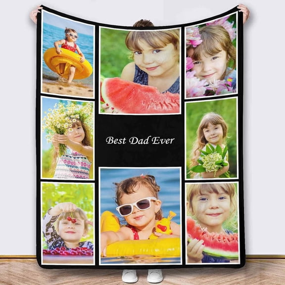 Personalized Blankets and Throws Photo Blanket Customized Using My Own Photos Customized Blanket Collage Blanket Customized
