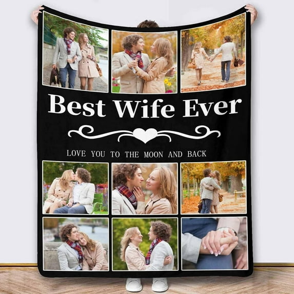 Personalized Blankets and Throws Photo Blanket Customized Using My Own Photos Customized Blanket Collage Blanket Customized