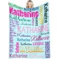 thumbnail image 1 of Personalized Blankets with Name Custom Blanket for Adult Kids Baby Customized Blanket Monogrammed Blankets Gifts for Women Men Girls Boys, 1 of 6