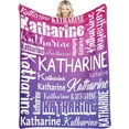 thumbnail image 1 of Personalized Blankets with Name Custom Blanket for Adult Kids Baby Customized Blanket Monogrammed Blankets Gifts for Women Men Girls Boys, 1 of 1