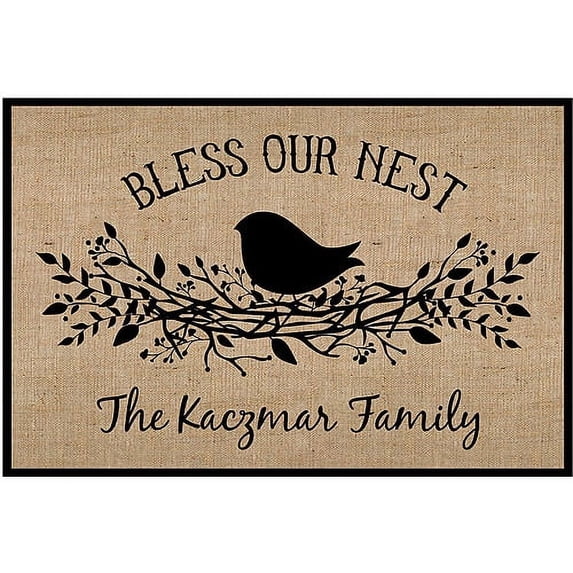 Personalized Bless Our Nest Doormat