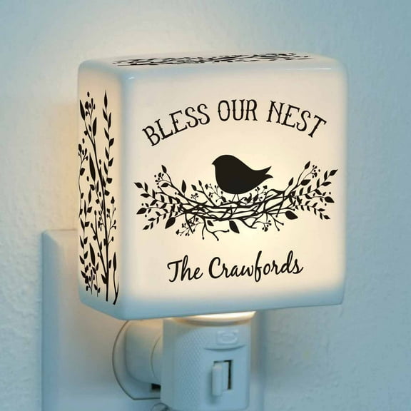 Personalized Bless Our Nest Night Light