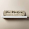 thumbnail image 1 of Personalized Bless This Home Wall Sign, Camel, 1 of 1