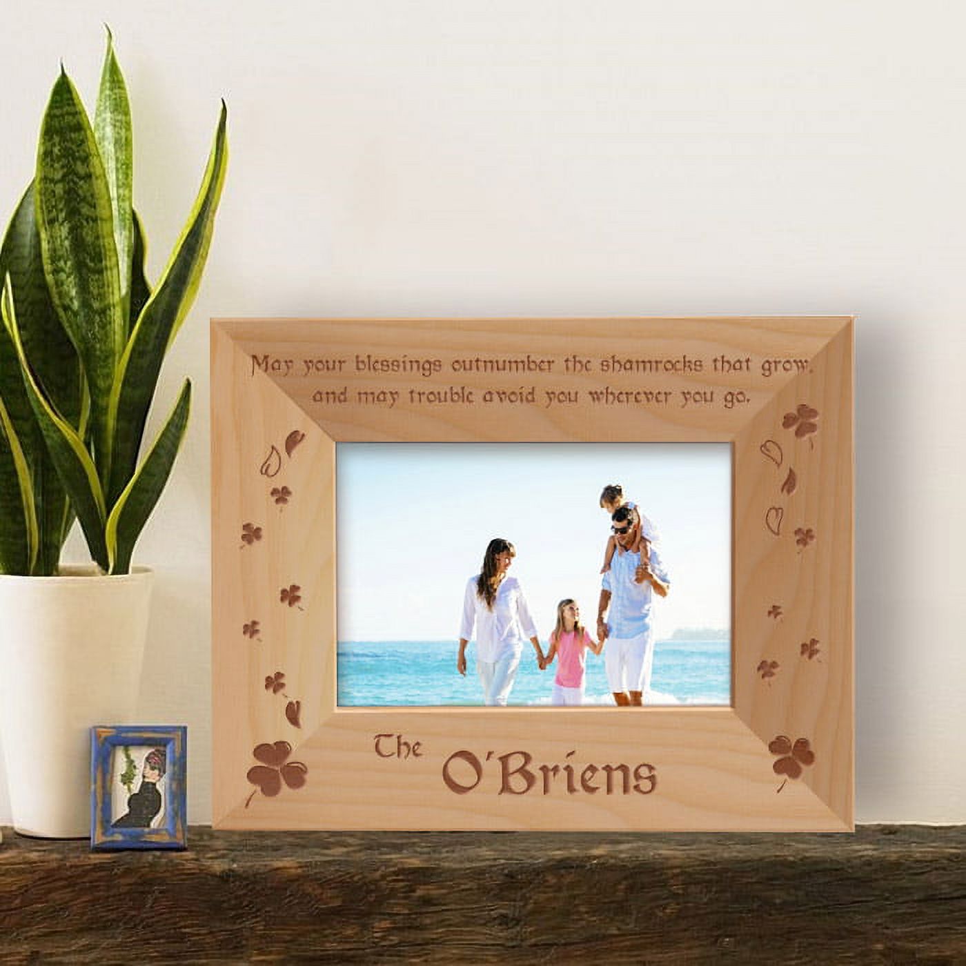 Personalized Blessings Wooden Picture Frame-5