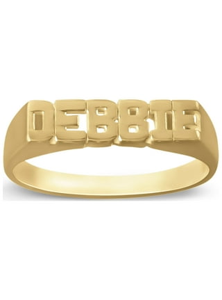 Walmart name best sale rings