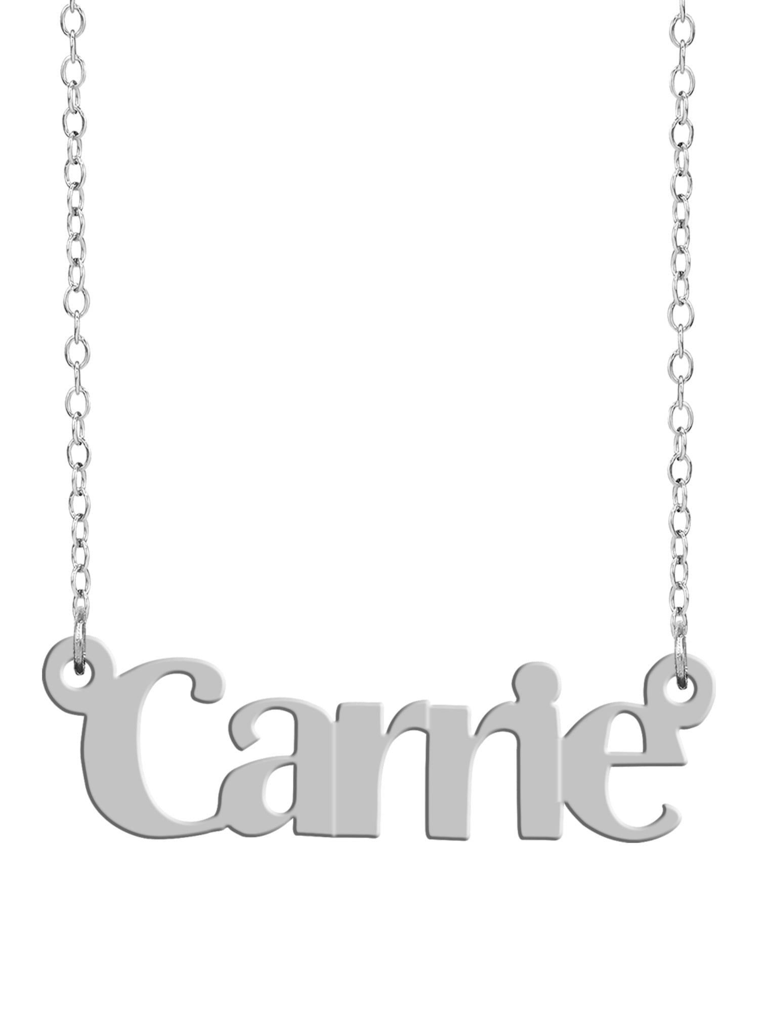 Personalized Block Name Necklace