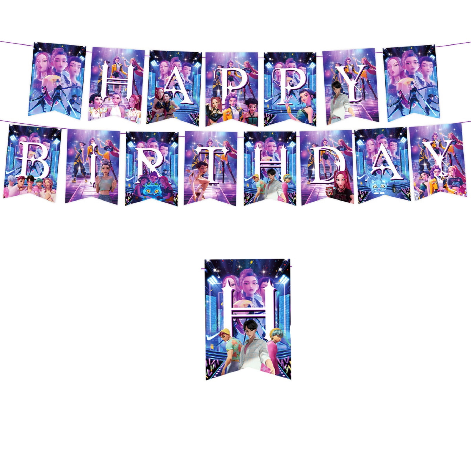 Unique Party Unique Party 55899 Birthday banner, multi