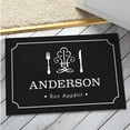 thumbnail image 1 of Personalized Bon Appetit Kitchen Mat Available In Multiple Colors, 1 of 1
