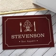 thumbnail image 1 of Personalized Bon Appetit Kitchen Mat Available In Multiple Colors, 1 of 1