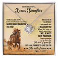 Personalized To My Bonus Daughter Necklace From Stepmom Whenever You ...
