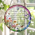 thumbnail image 1 of Personalized Bonus Mum Stained Glass Suncatcher, Custom Step Mom Window Hanging, Mother’s Day Keepsake Decor, Thank You Gift, 7.9 in, 1 of 4