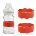 thumbnail image 1 of Personalized Bottle Labels for Custom Water Bottle Name Bands Customized Engraved Silicone Reusable Bottle Straps Labels for Cups,Watermelon Red, 1 of 9