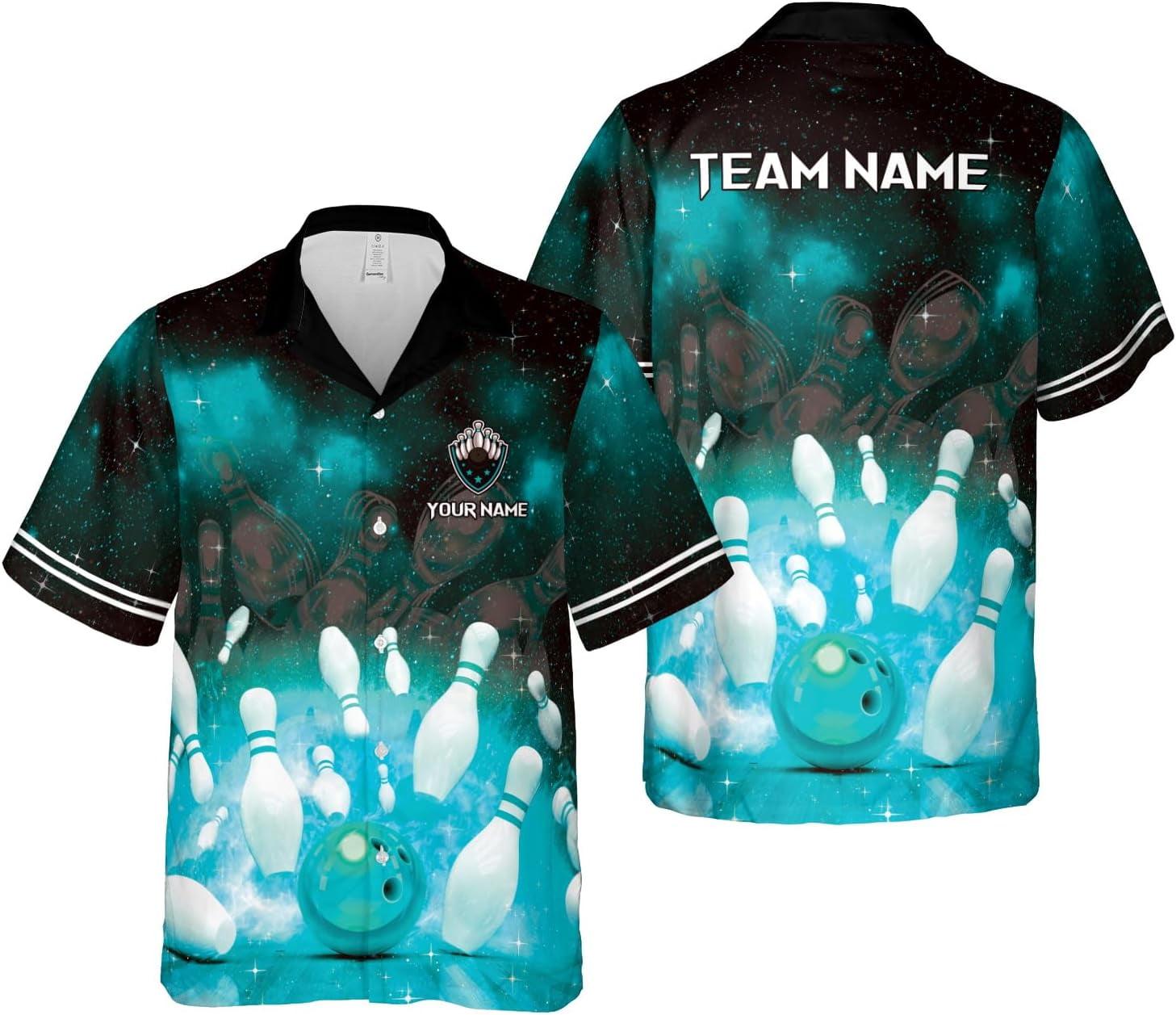 Bowling Blue Hawaiian Shirt 3D for Men and women HO0541 main image 1