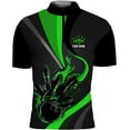 thumbnail image 1 of Personalized Bowling Jersey 3D, Bowling Shirts for Team, Bowling Shirt Unisex for Men Women, Bowling Polo Shirts (Green, 4XL), 1 of 10