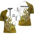 thumbnail image 1 of Personalized Bowling Jersey 3D, Bowling Shirts for Team, Bowling Shirt Unisex for Men Women, Bowling Polo Shirts (Yellow, 3XL), 1 of 10