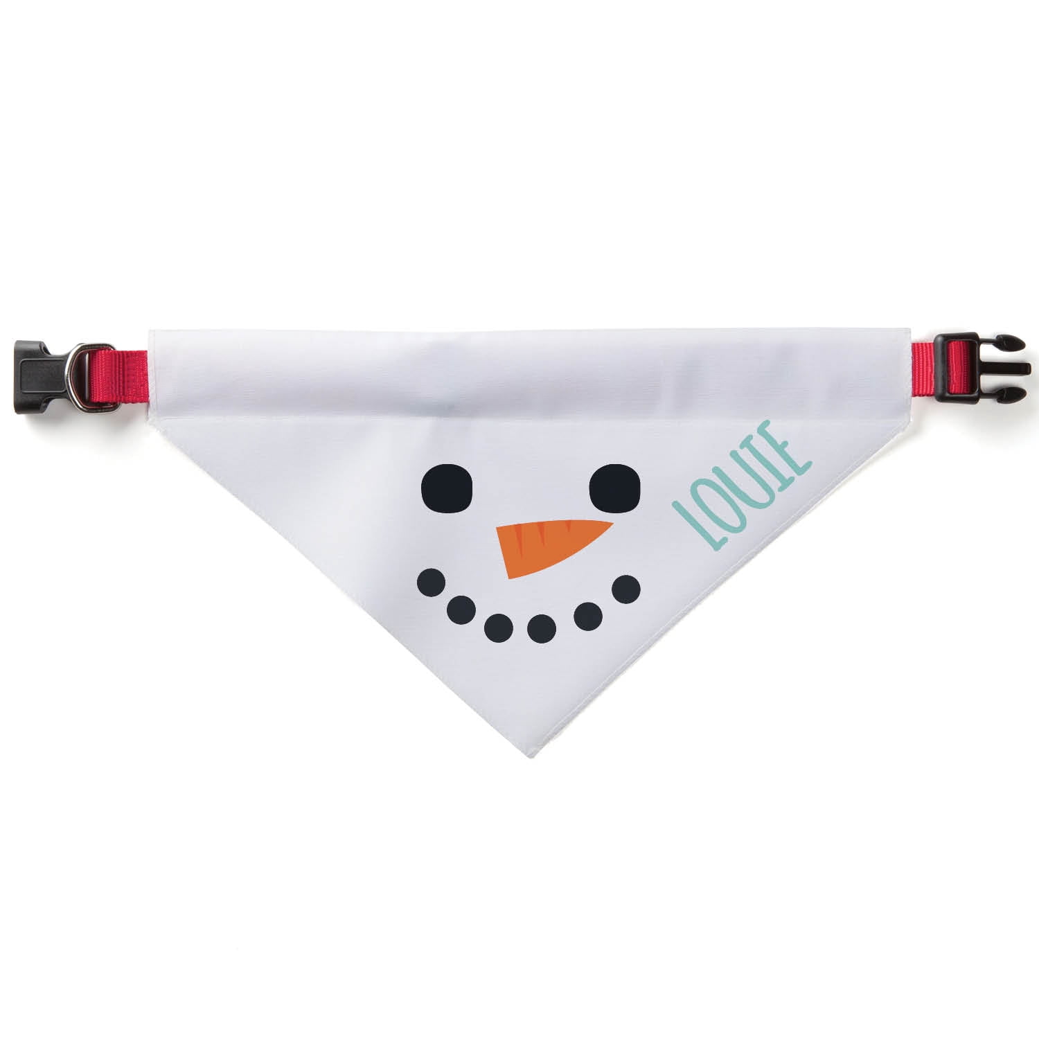Personalized Boy Snowdog Dog Bandana