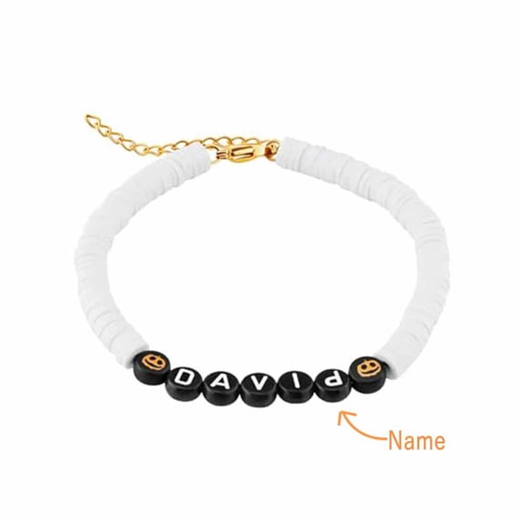 Personalized Bracelets for Women Bracelet Custom Beads Bracelets Friendship Bracelet with Name Custom Letters Bracelets Handmade Jewelry Gift