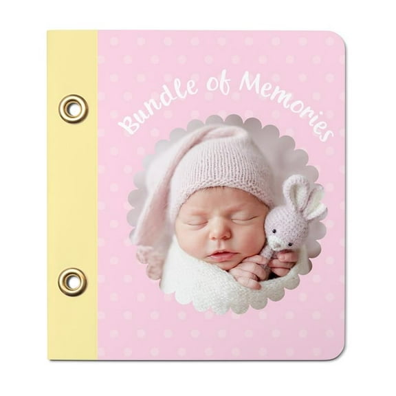 Personalized Pocket-Size Brag Book Photo Album  4" x 4" Mini Album, 12 Pages