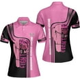 thumbnail image 1 of Personalized Breast Cancer 3D Polo Shirt, Pink Ribbon Awareness Polo, Survivor Pride Shirt Breast Cancer Tshirt (S), 1 of 4