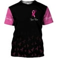 thumbnail image 1 of Personalized Breast Cancer Hoodie 3D, Pink Ribbon Awareness Sweatshirt, Survivor Pride Breast Cancer Zip Hoodie (T-shirt, 5XL), 1 of 7
