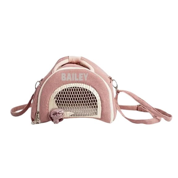 Personalized Breathable Multi-Purpose Crossbody Bag Travel Tote Carrier for Small Animals Guinea Pigs Hamsters Rabbits Pet Carrier Travel Bag