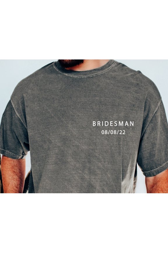 Personalized Bridesman Shirt Custom Wedding Party Gift