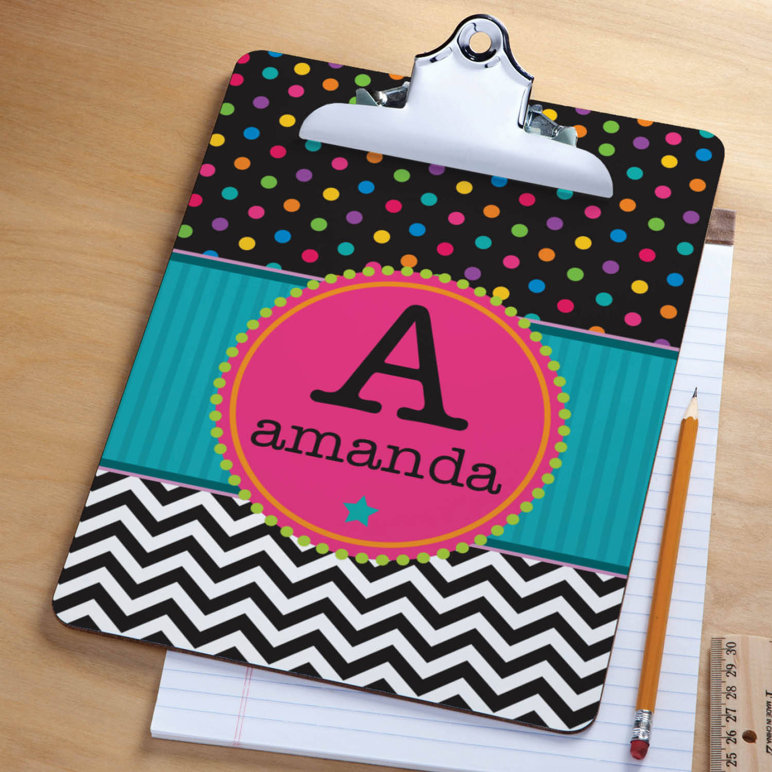 Personalized Bright and Sassy Clipboards