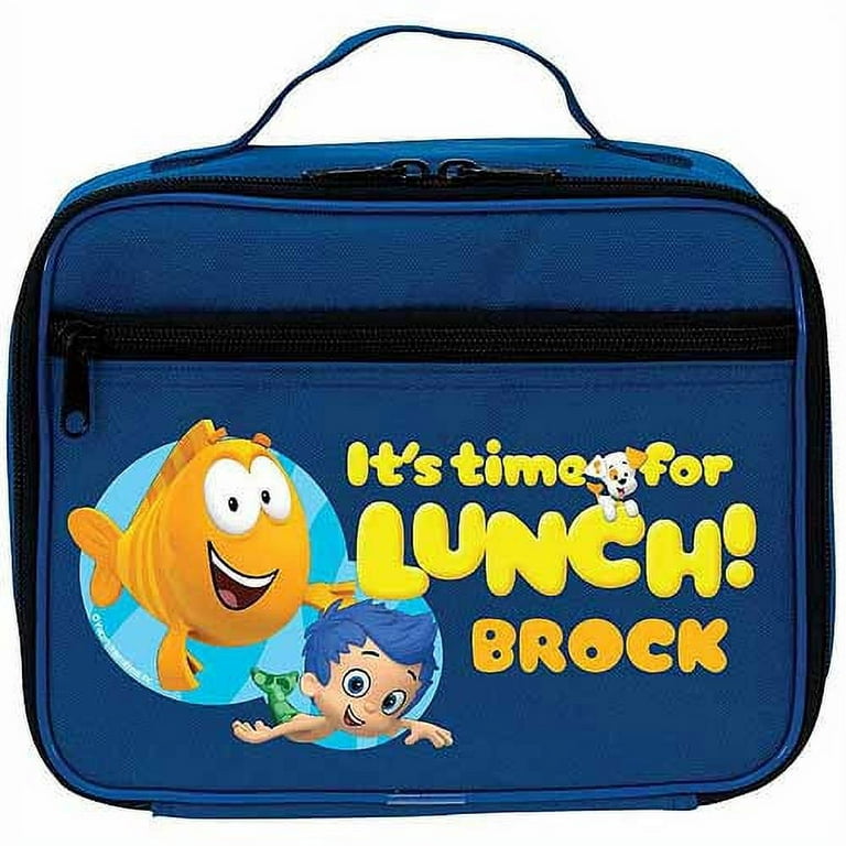 Personalized Bubble Guppies Blue Kids Lunch Box 