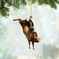 thumbnail image 1 of Personalized Bull Riding Christmas Ornament, Rodeo Christmas Ornaments, Custom Bull Rider Ornament, Cowboy Ornaments 2024, Cowboy Gift for Cowboy Western Christmas Tree Hanging Gifts Xmas Decor (Br1), 1 of 8