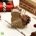 thumbnail image 1 of Personalized Burmese Cat Acrylic Ornament Custom Name, Christmas Tree Decoration, Pet Lover Holiday Keepsake Home Decor, 1 of 7