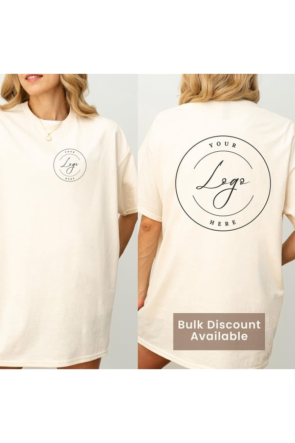 Personalized Business Logo Shirt Custom Company Tee Personalized Logo Tshirt Custom Brand