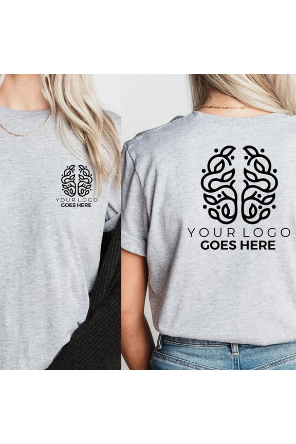 Personalized Business Shirts Custom Front amp Back Print Logo Tees
