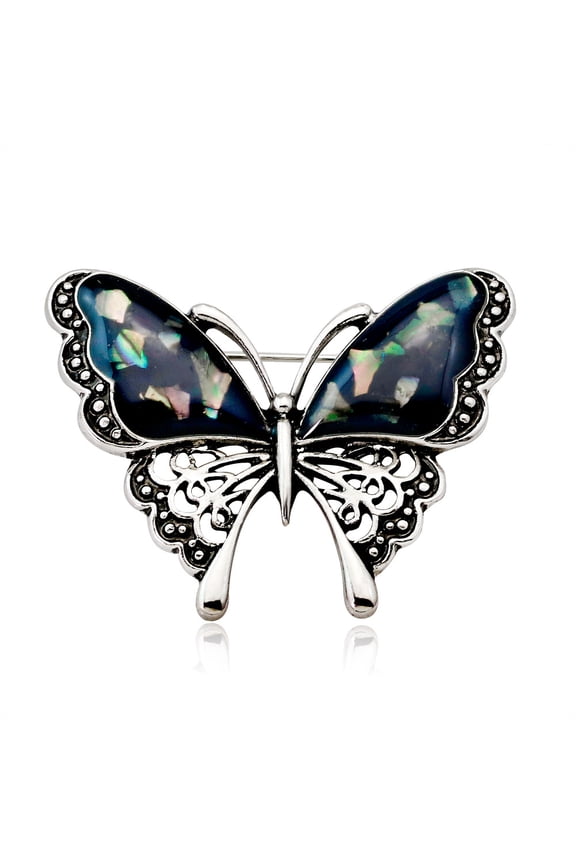 Personalized Butterfly Brooch High End Shell Material Fashionable Insect Themed Accessory