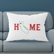 Personalized California Pillow Case with Home State Design