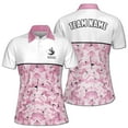 thumbnail image 1 of Personalized Camouflage Pink Golfer Camou Women's Polo Shirt S-5XL, 1 of 7