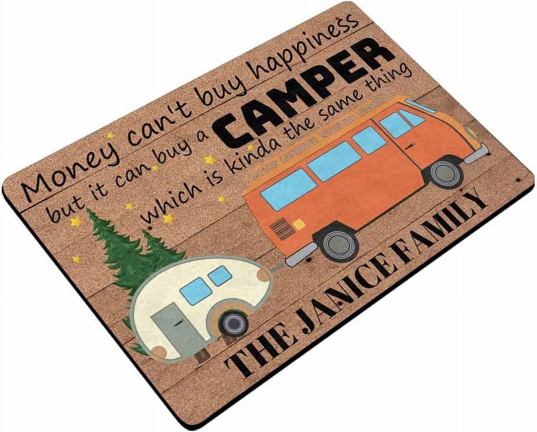 Personalized Camping Doormats Decorative Camper Mat RV Rugs For Indoor